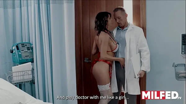 MILF Alexis Fawx Seduces Her Doctor With Her HUGE Tits - MILFED